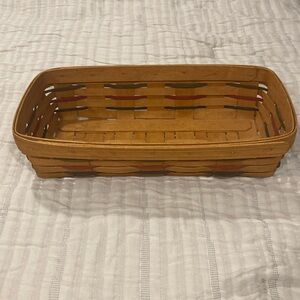 Longaberger rectangular bread basket.
